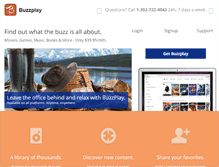 Tablet Screenshot of buzzplay.net